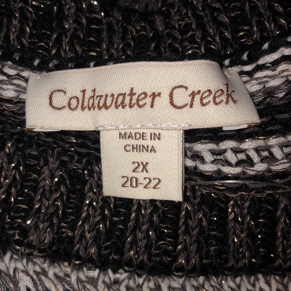 Coldwater Creek Multi-Color Sweater. NWT. 2X 20-22 - Picture 3 of 6